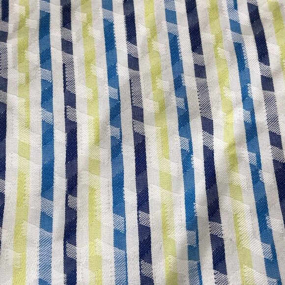 Robert Graham Shirt Men's Large Striped Button Long Sleeve Dinosaur‎ Flip Cuff - Picture 5 of 16